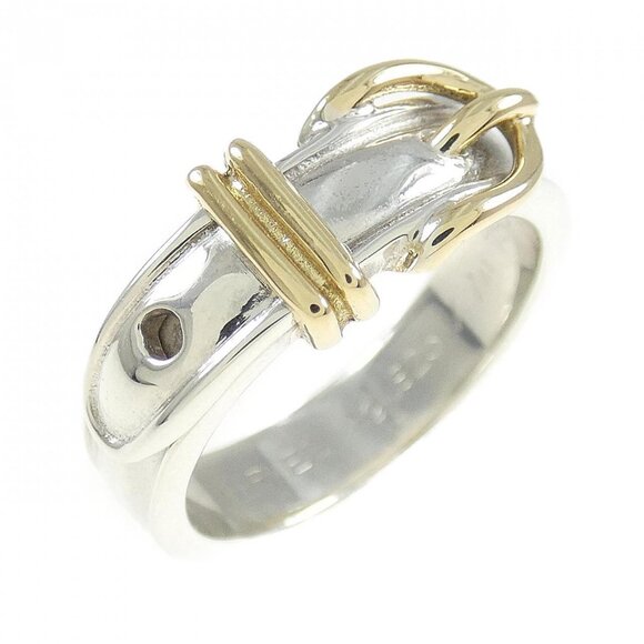 Authentic VINTAGE HERMES 925 750YG Ring - Picture 1 of 1